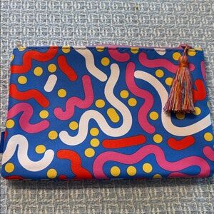 Colorful Abstract Pattern Clutch